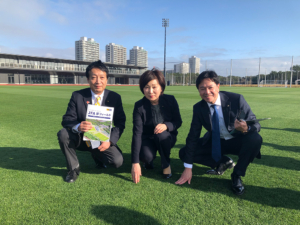 JFA夢フィールドを視察