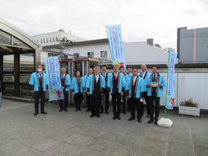 圏央道建設促進駅頭キャンペーン